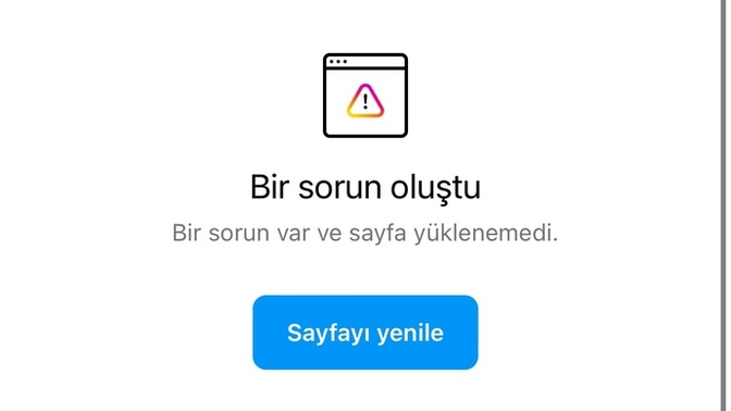Instagram sayfa yüklenemedi hatası nasıl düzelir?