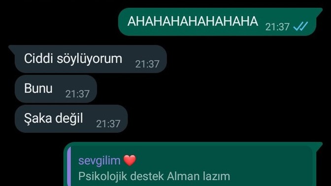 Sevgilinizin size pat diye böyle söylemesi ne kadar doğru?