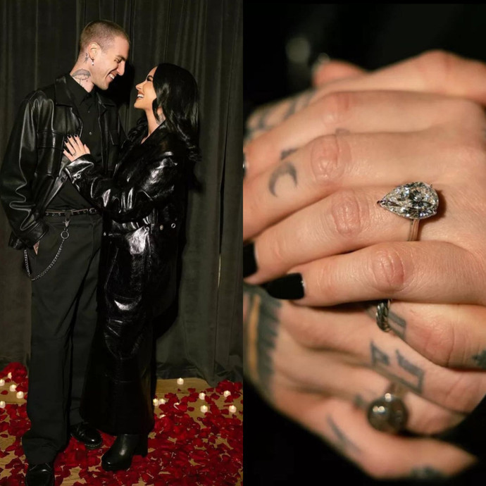Demi Lovato & Jordan Lutes çifti nişanlandı!😍 Lovatonun elmas yüzüğünü beğendiniz mi?