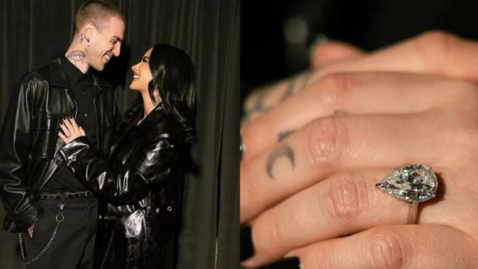 Demi Lovato & Jordan Lutes çifti nişanlandı!😍 Lovato'nun elmas yüzüğünü beğendiniz mi?