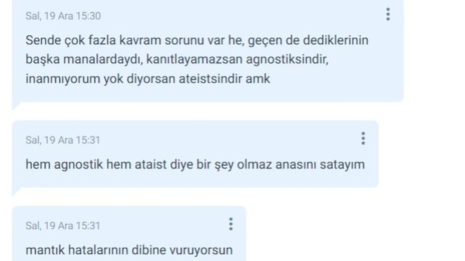 Bir insan nasil bu kadar cahill olabilir?