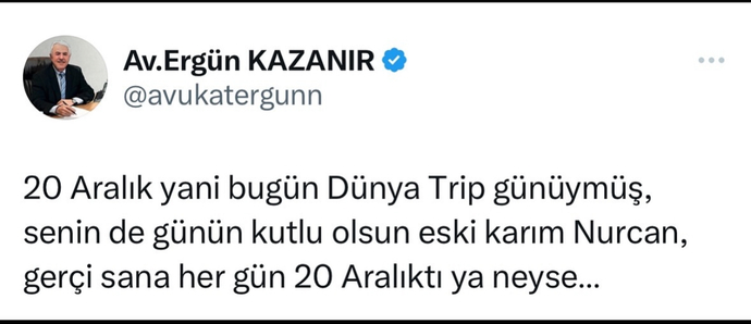 En son kime trip attınız?