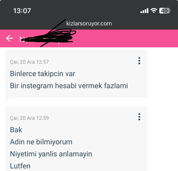 İnstagram hesabınızı herkese verir misiniz?