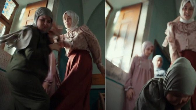 Kızıl Goncalar dizisindeki Kuran sahnesi olay oldu! Dizi olsa bile böyle görüntüler olmamalı mı?