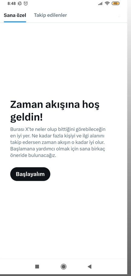 Twitter sizde de böyle mi?