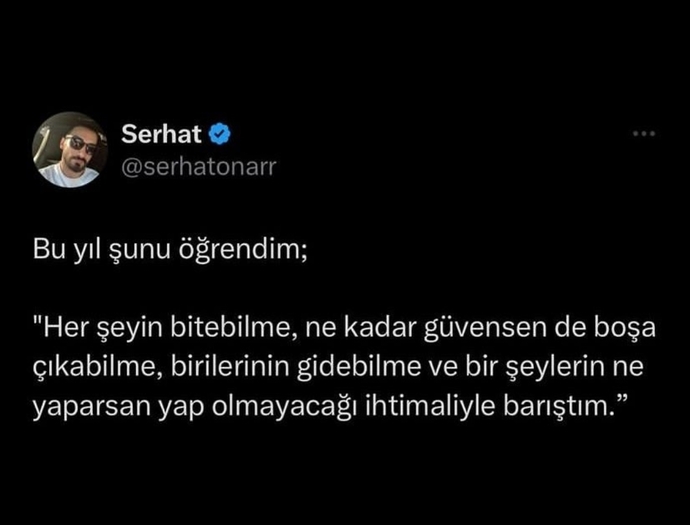 Bu yıl size ne öğretti?