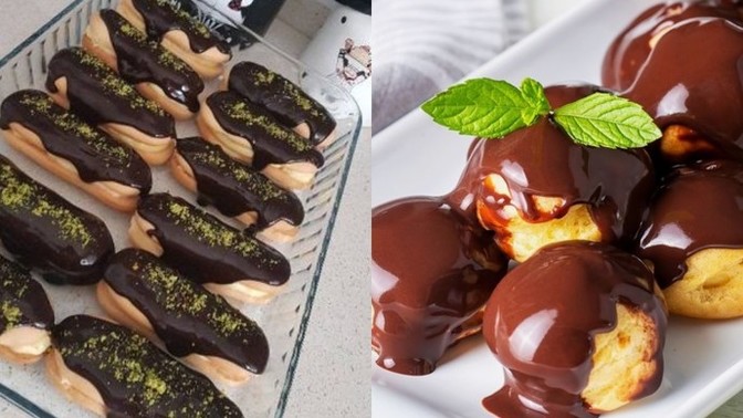 Çikolatalı tatlı severler buraya! Ekler mi, Profiterol mü?