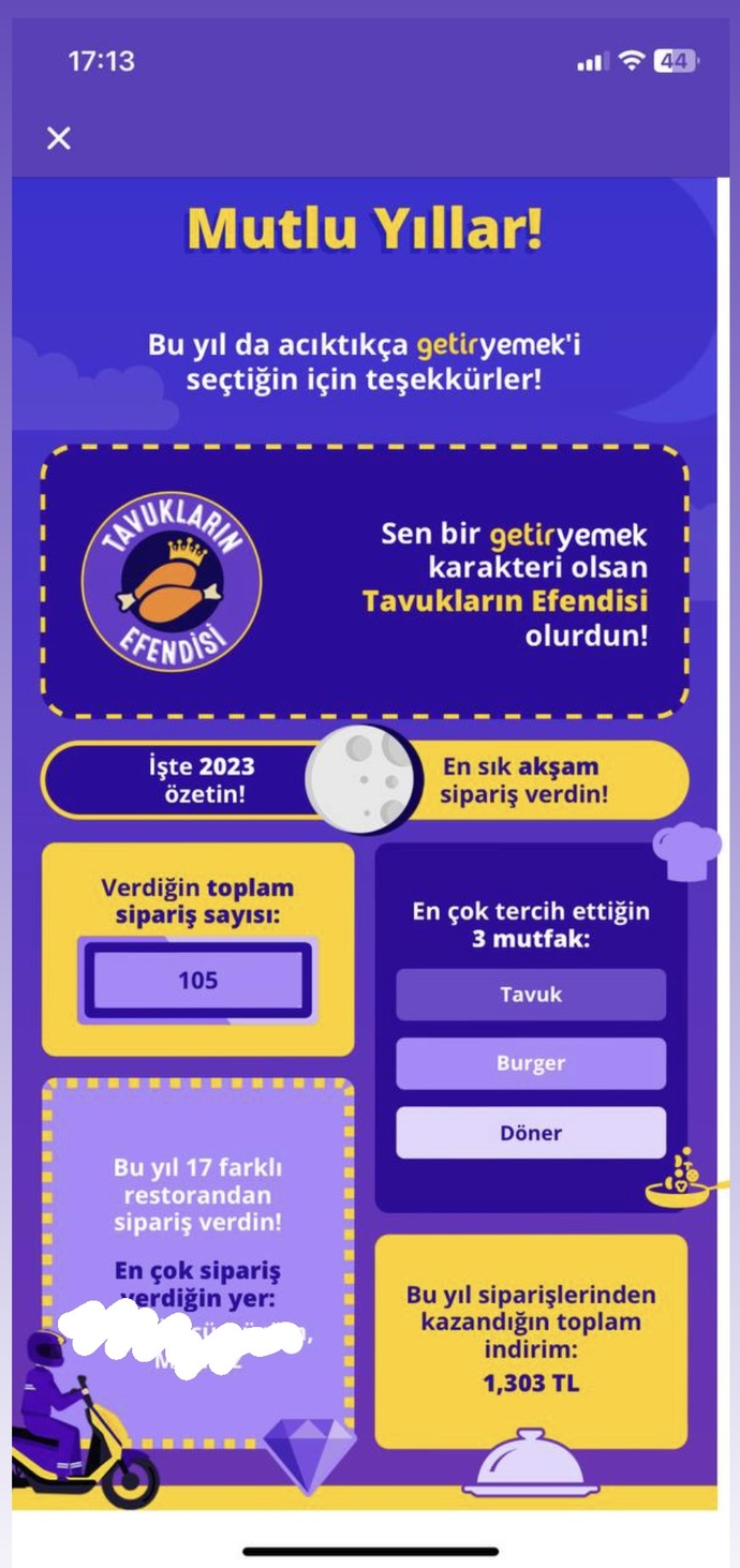 Dışarıdan en çok ne söylüyorsunuz, bu sene favori yemeğiniz neydi?