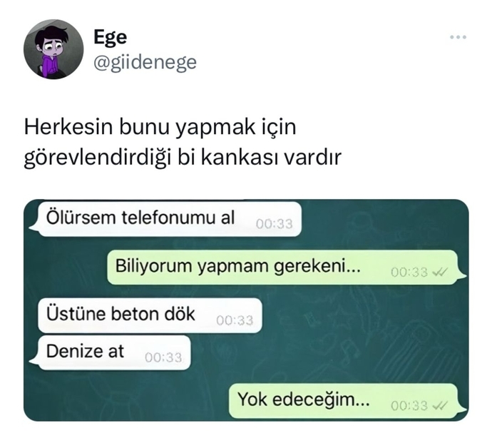 Size bir şey olursa telefonunuzu emanet alacak birini görevlendirdiniz mi?