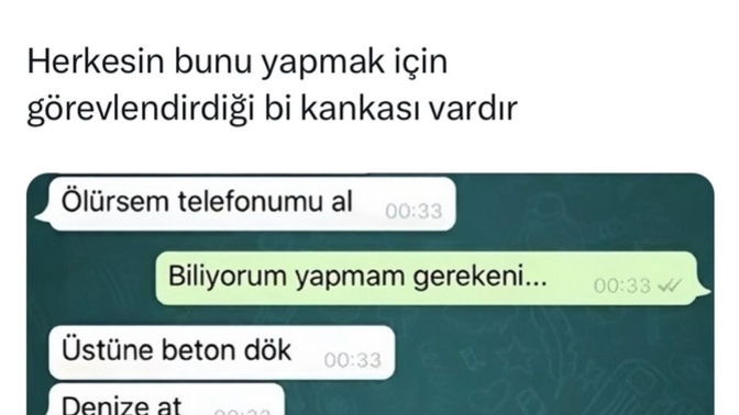 Size bir şey olursa telefonunuzu emanet alacak birini görevlendirdiniz mi?