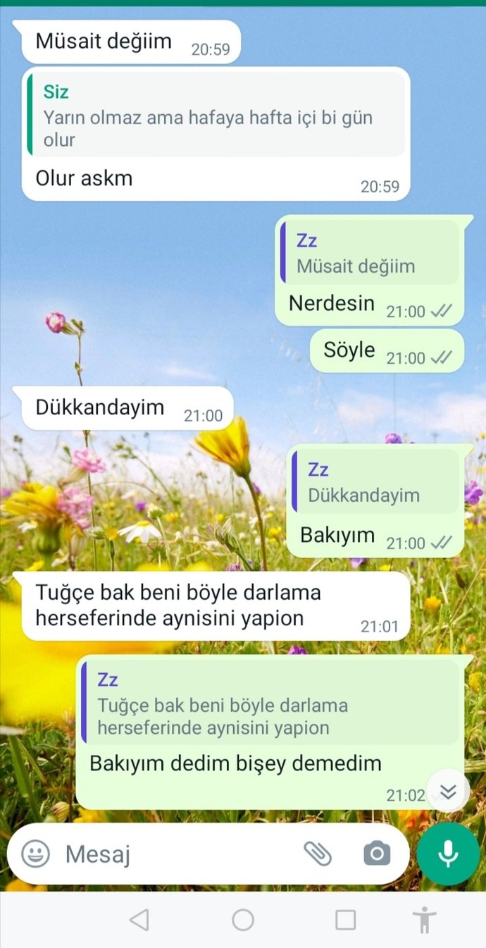 Sizce fazla mı darlıyorum yoksa haklı mıyım beyler?