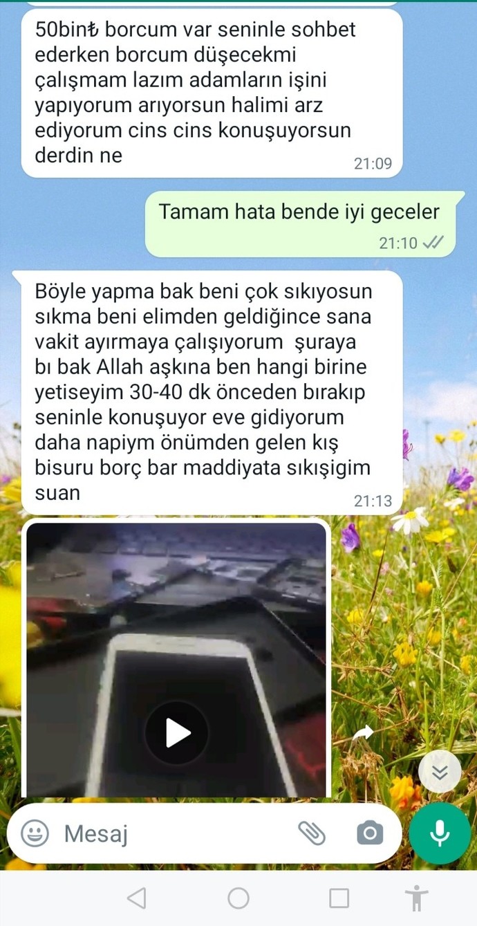 Sizce fazla mı darlıyorum yoksa haklı mıyım beyler?