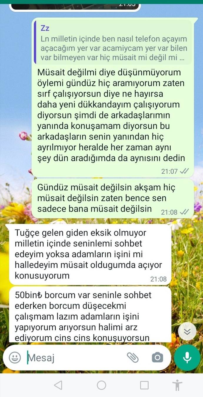 Sizce fazla mı darlıyorum yoksa haklı mıyım beyler?