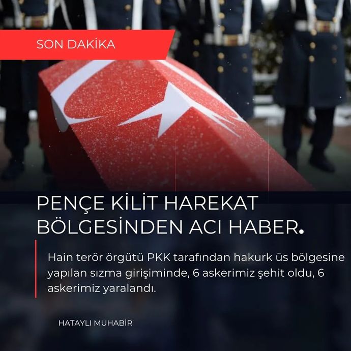 Sevgili türk halkı şehidimiz var🙁😡?