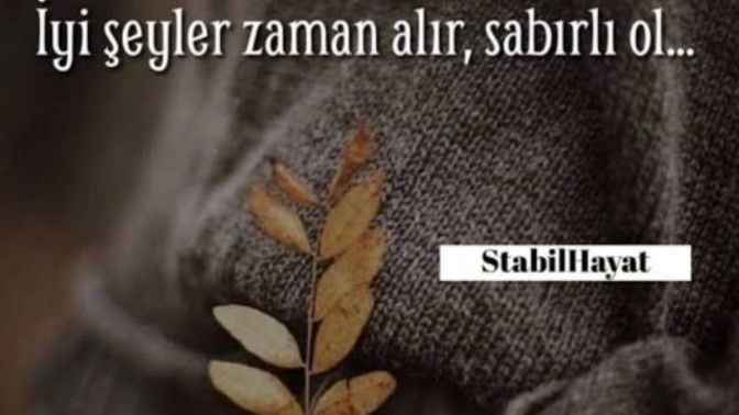 Sabır ettiginiz cabaladiginiz çok istediginiz her ne varsa ulasabildinizmi?