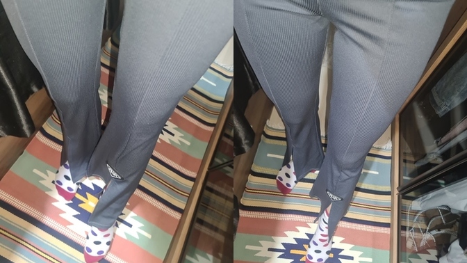 Böyle bir tayt pantolon hediye geldi, sizce kötü mü?