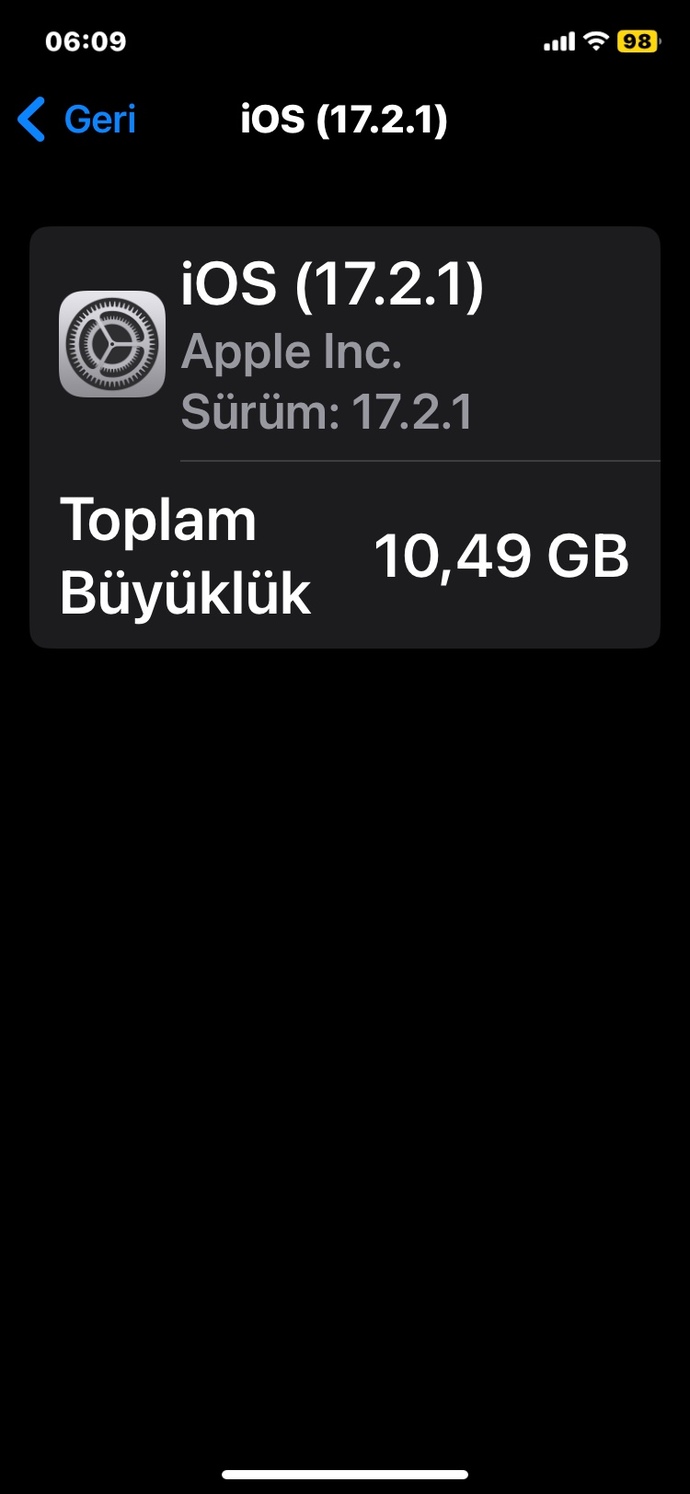 İPhoneumu sıfırlasam bu GB düşer mi?