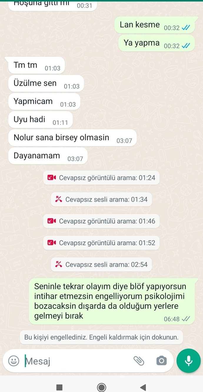 Sizce intihar eder mi? sizin için kendini kesenler ve intihar ederim yazanlar intihar ettiler mi? Bu konuda tecrübeniz var mı?