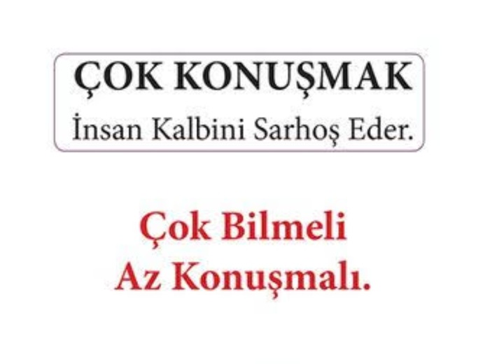 Çok mu konuşuyorsunuz, yoksa az ve öz mü?