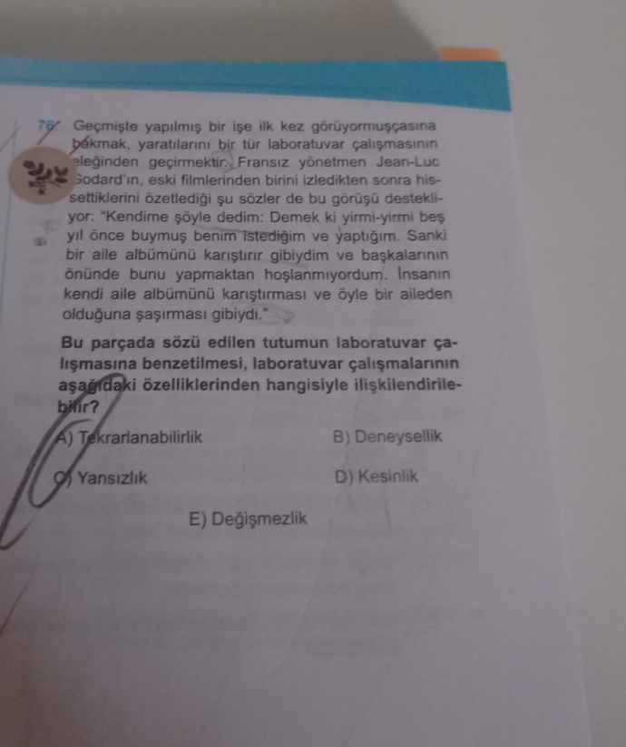 Size göre cevabı hangisi ve neden?