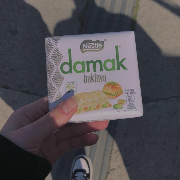 Baklavalı çikolata denediniz mi?