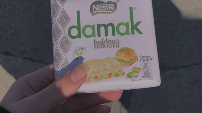 Baklavalı çikolata denediniz mi?