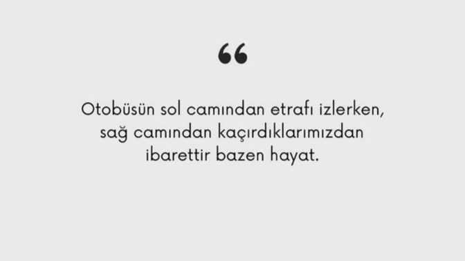 Hayat neden ibarettir?