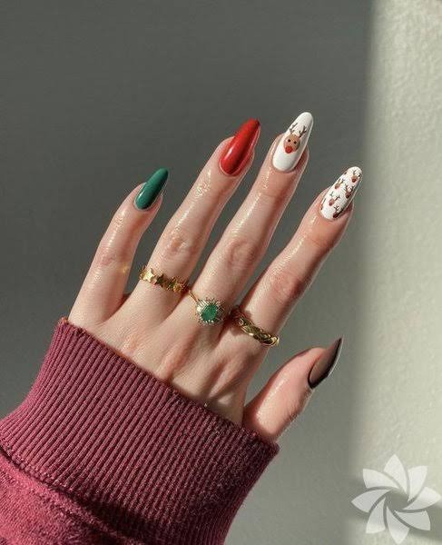 Christmas tırnak modelleriniz var mı🎄❄️⛄?