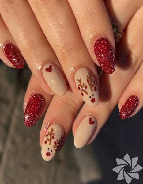 Christmas tırnak modelleriniz var mı🎄❄️⛄?