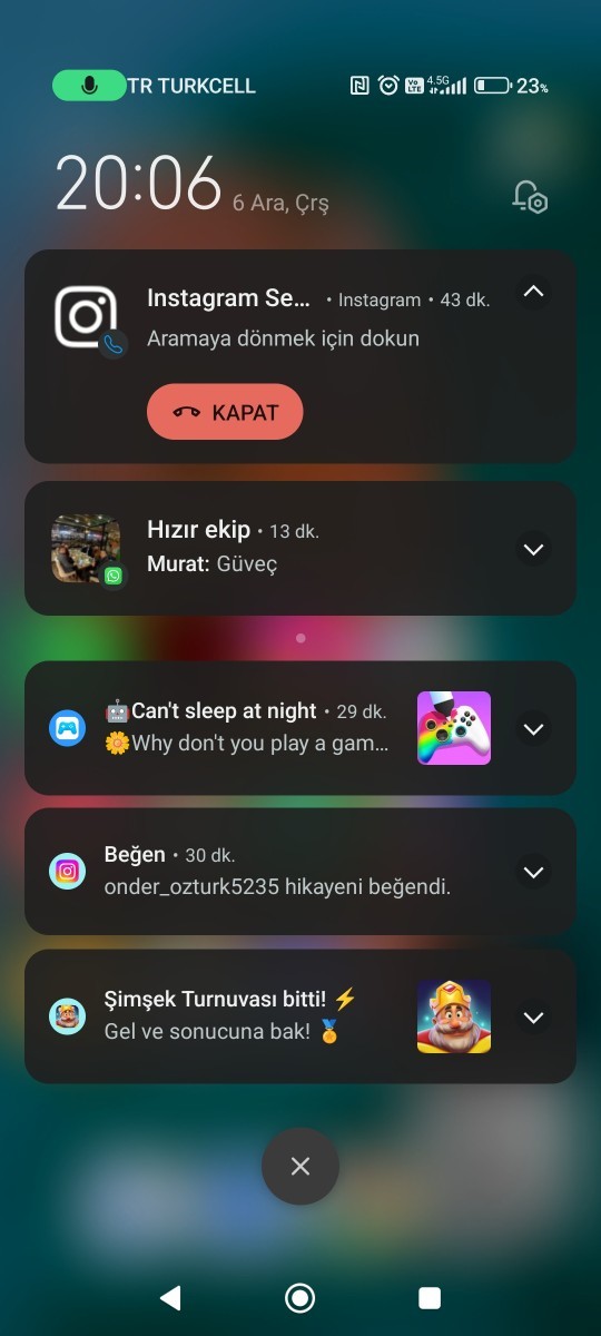 Telefonunuzda en son neyin SS'ini aldınız?