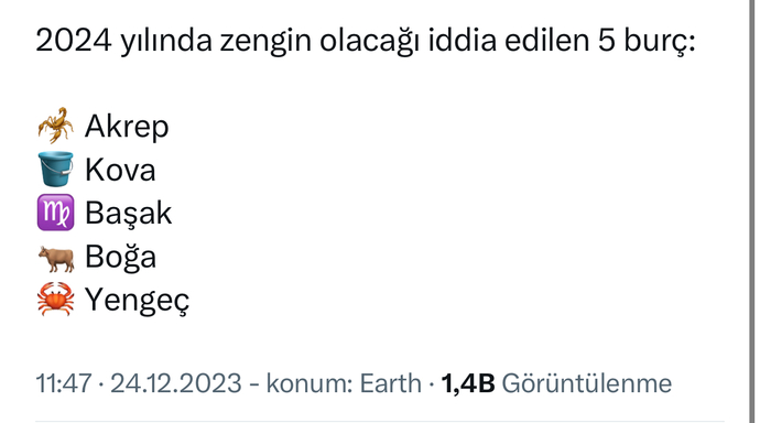 Bu sene zengin olacak burçlar listesinde sizin burcunuz da var mı?