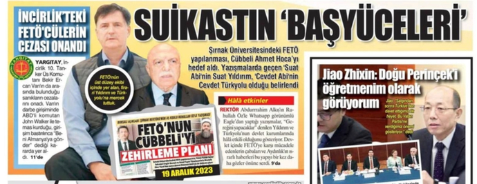 FETÖ Cübbeli Hoca’yı Ocak’ta zehirlemeyi planlıyormuş. Ne düşünüyorsunuz bu konuda Fetöcü halen nasıl rektör olarak durabiliyor?