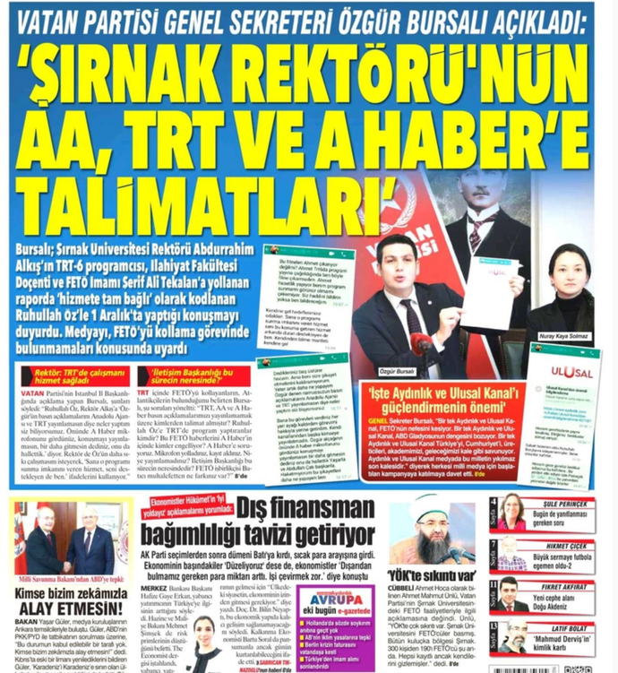 FETÖ Cübbeli Hoca’yı Ocak’ta zehirlemeyi planlıyormuş. Ne düşünüyorsunuz bu konuda Fetöcü halen nasıl rektör olarak durabiliyor?