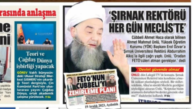 FETÖ Cübbeli Hoca’yı Ocak’ta zehirlemeyi planlıyormuş. Ne düşünüyorsunuz bu konuda Fetöcü halen nasıl rektör olarak durabiliyor?