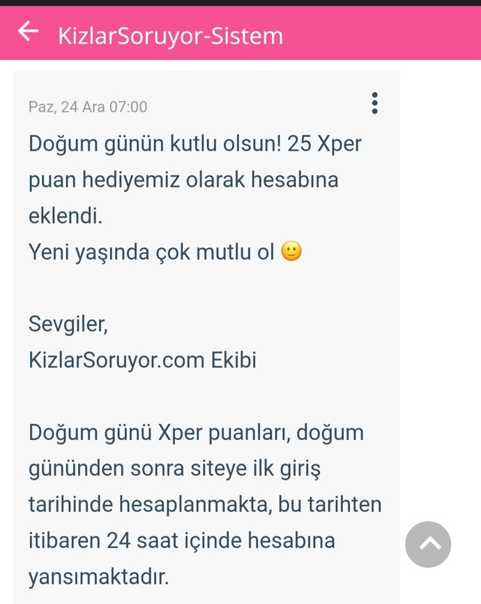 Doğum günlerini kutlar mısınız?