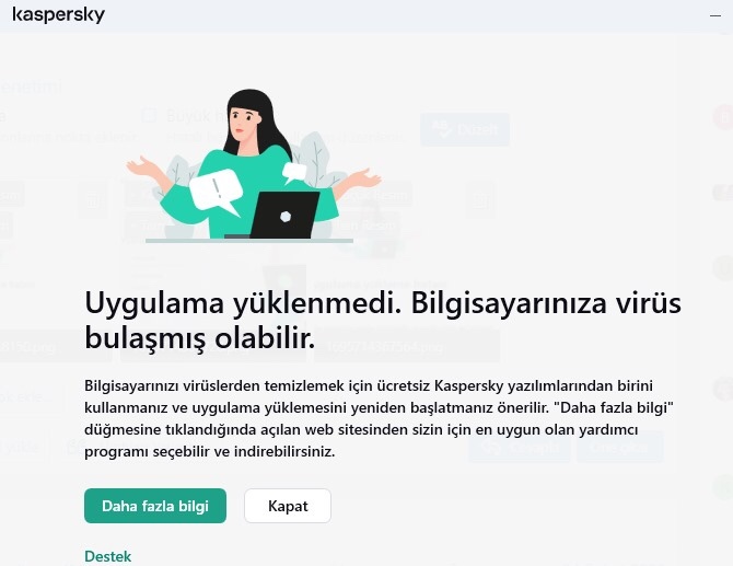 Bu mu meşhur ödül alan virüsü temizleme programı?