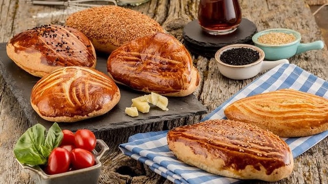 Poğaça simitle akşam yemeği olur mu?
