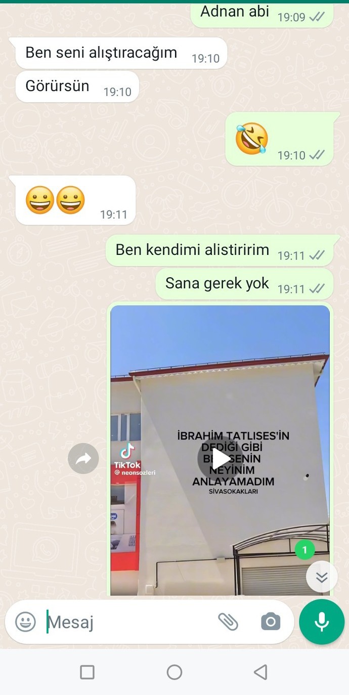 Bu çocuk bana hiçbir şey hissetmiyor değil mi, doğru anlıyorum?