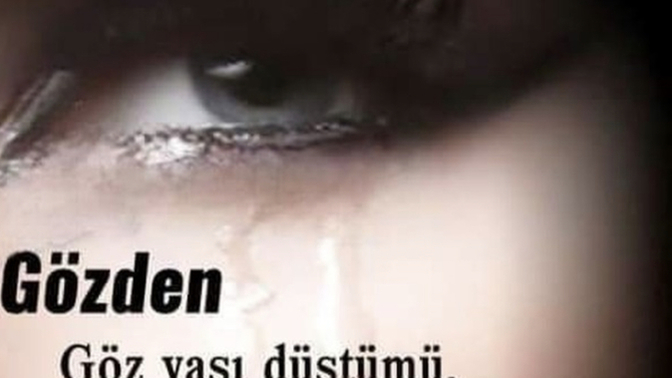 Gözden akan yaş, ağlamana sebep olanı akıtıp yok eder mi?