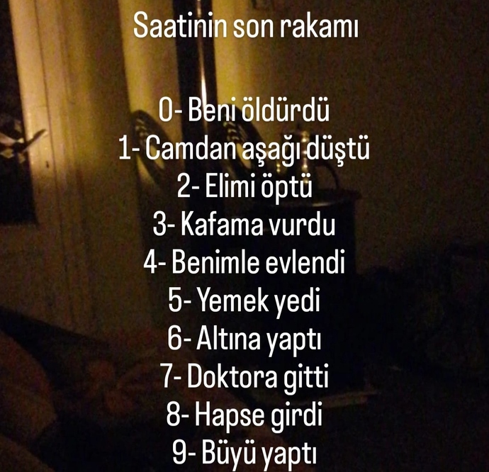 Size ne çıkıyor cümle kurunca?