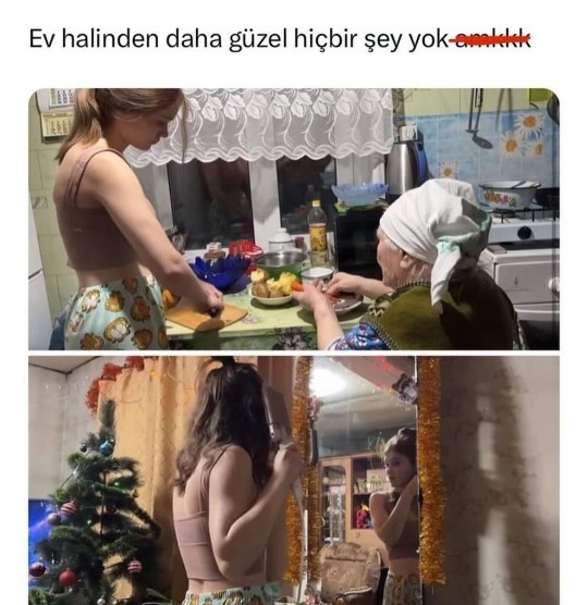 Kadınların en tatlı hali ev hali midir?
