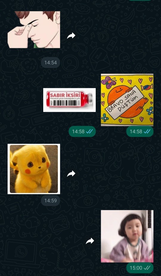 En son kime mesaj attınız?