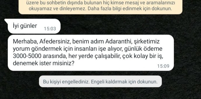 Bu dolandırıcı olabilir mi?