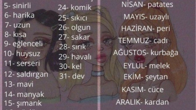 Doğum tarihine göre lakabın nedir✨?