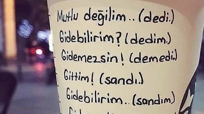 Sevdiğinden gitmek ve gitmemek arasında ikilemlerde kaldın mı hiç?