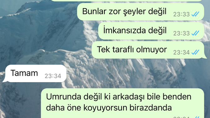 Bunları yazan kızdan olur mu?