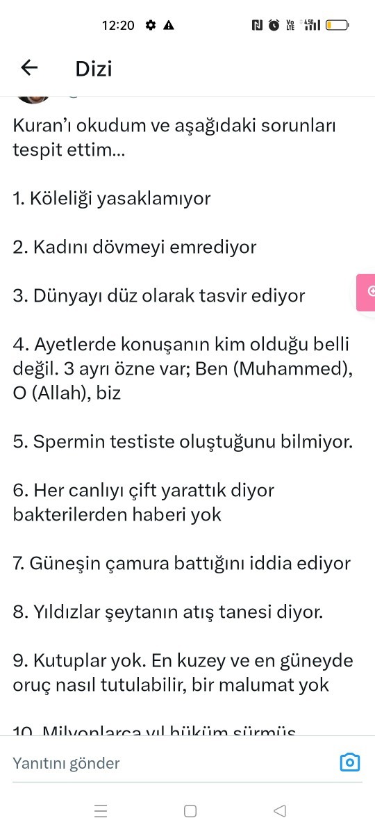 Sosyal medyada Kuranla ilgili böyşe şeylere rastladım, var mı cevabı olan?