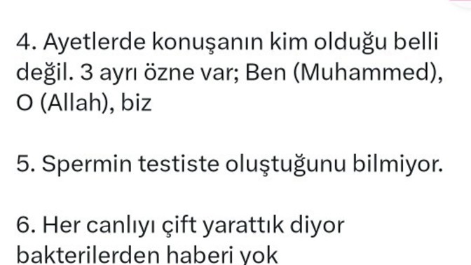 Sosyal medyada Kuran'la ilgili böyşe şeylere rastladım, var mı cevabı olan?