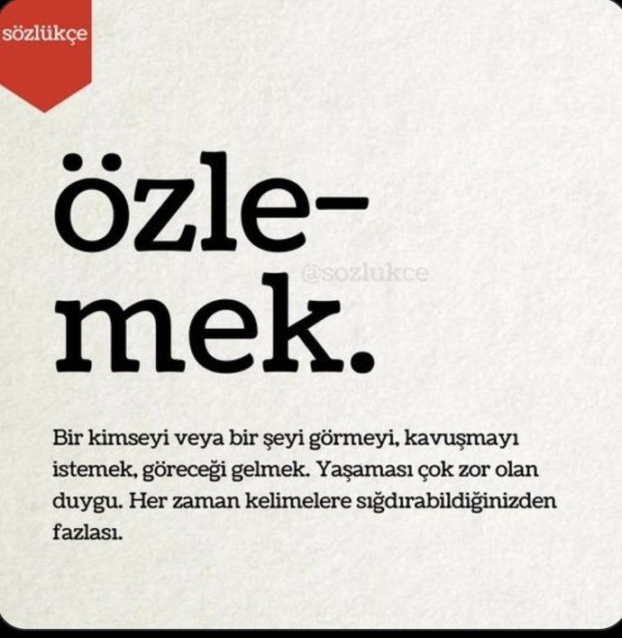 Özlediğiniz biri veya birileri var mı?