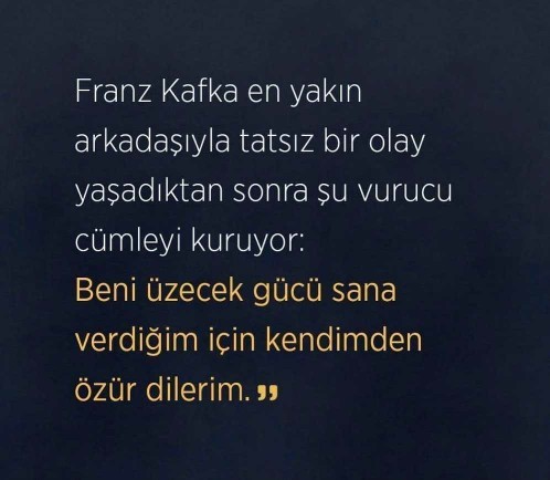 Kendinizden özür dilemeniz gereken konular var mı?
